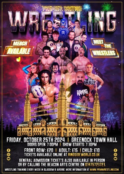 PBW Presents Maximum Impact 2024 taking place at Greenock Town Hall