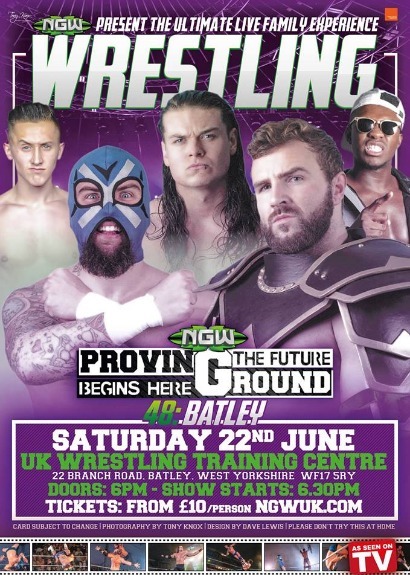 NGW Presents Proving Ground 48 taking place at UK Wrestling Training Centre