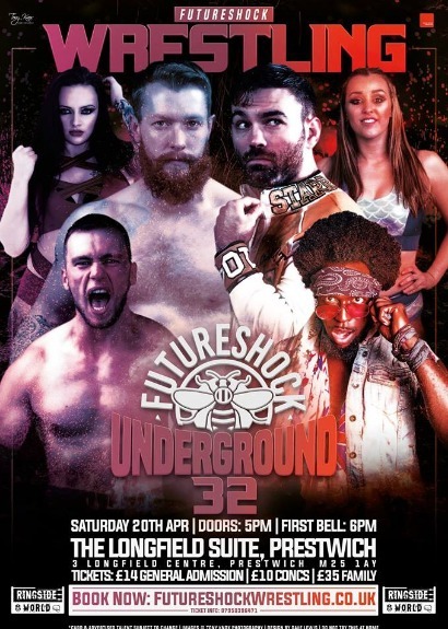 FutureShock Underground 32 - Prestwich, Manchester featuring the return of David Starr. taking place at The Longfield Suite