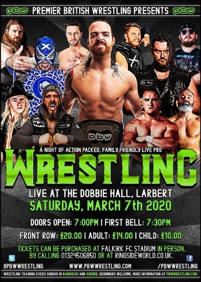 PBW Live In Larbert taking place at Dobbie Hall Trust