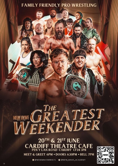 New Wave Wrestling Live 25 & 26 Weekender taking place at St Andrew\'s URC Church